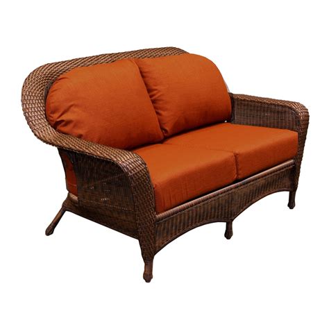 lowes patio loveseat|lowe's wicker loveseat cushions.